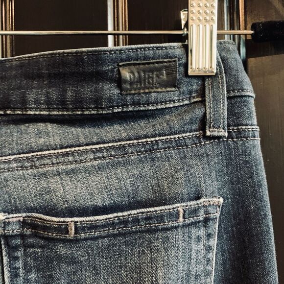PAIGE Flare Leg Jeans Medium Wash | Size 26 - Picture 3 of 5
